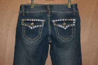 Miss Chic Jeans**   Rhinestone Pockets   style 1207B  