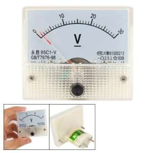  Fine Adjustable Dial Analog Voltage Panel Meter Voltmeter 85C1 DC 