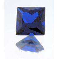Lab Created Blue #113 Spinel 6mm Square Cut  