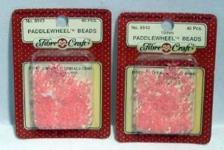 Packages (80) 10mm Paddlewheel Beads Crafts Jewelry  