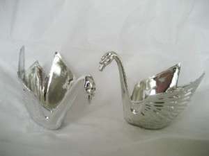 50 SILVER SWAN WEDDING PARTY FAVORS CAKE TOPPER CRAFT  