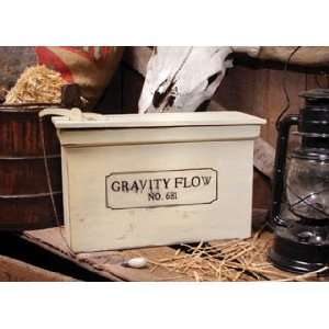 GRAVITY FLOW REPRODUCTION TOILET BOX 