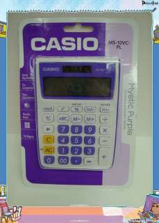Casio MS 10VC Multi colours 10 digits calculator New  