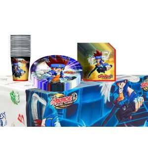  Beyblade Party Supplies Pack Including Plates, Cups 