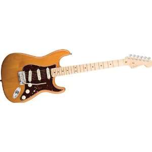 Fender American Deluxe Stratocaster Electric Guitar Amber Maple Neck 
