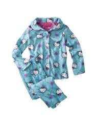 Hello Kitty Toddler Girls 2pc Coat Pajamas Size 4T Love