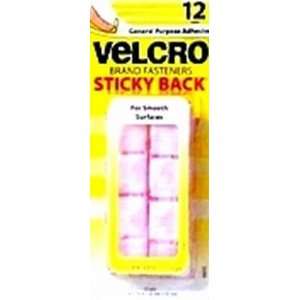  Velcro Sticky Back Squares 7/8 White (3 Pack)