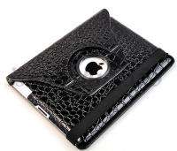 iPad 2 360° Rotating Magnetic Leather Case Smart Cover With Swivel 