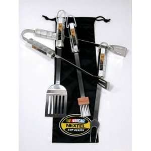  Matt Kenseth 4 piece NASCAR BBQ grill utensil tool set 