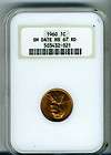 1960 Small Date Lincoln Cent Penny NGC MS 67 RD 