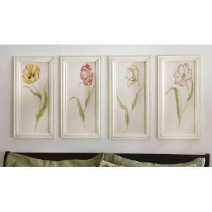  Tulip Botanical Vintage Inspired Wall Art Frames By 