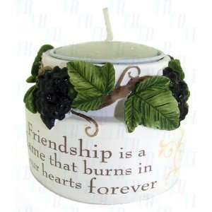  History and Heraldry Friendship Round Tealight Candle 