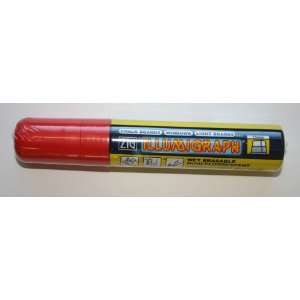  Zig Illumigraph 15mm Wet Wipe Liquid Chalkboard Pen Red 