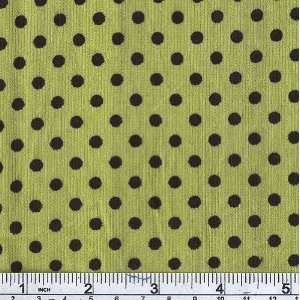  45 Wide Corduroy Mini Dot Lime Green Fabric By The Yard 