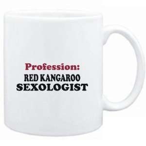  Mug White  Profession Red Kangaroo Sexologist  Animals 