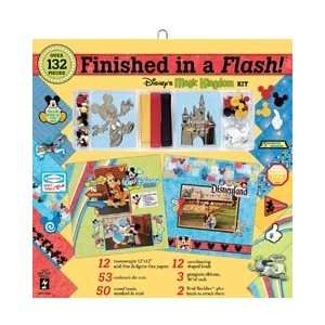  New   Finished In A Flash Page Kit 12X12   Disney Magic 