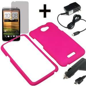 Eagle Hard Shield Shell Cover Snap On Case for AT&T HTC One X + LCD 