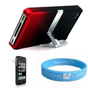   Screen Protector for iphone 4 + Wisdom*Courage Wristband Cell Phones