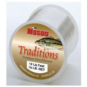 Mason Tackle Company TRA 8 14 Traditions Premium Monofilament   14 lb.