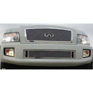   Hybrid Series Bumper Insert   with Wire Mesh   Polished Automotive