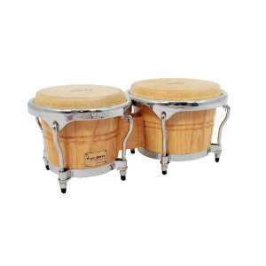 Tycoon Percussion 7 Inch & 8 1/2 Inch Concerto Series Bongos   Natural 