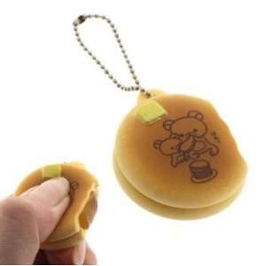  San X Rilakkuma Squeezable Pancake Ball Chain Electronics