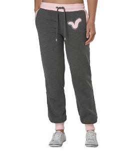 Charcoal (Grey) Voi Ribbed Cuff Jogger Bottoms  234768203  New Look