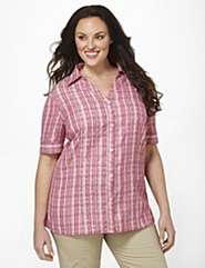 Plus Size Casual Shirts  Catherines