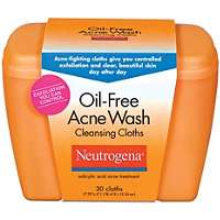 Neutrogena Oil Free Acne Wash Cleansing Cloths Ulta   Cosmetics 