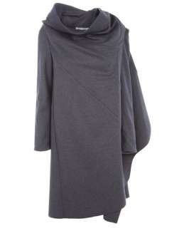 Covers Draped Wrap Front Coat   Paleari   farfetch 