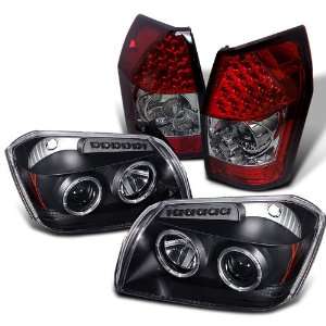  Magnum Twin Halo LED Projector Head Lights+led Tail Lights Automotive