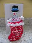 Hallmark 2010 Christmas Wish Keeper Snowman Ornament