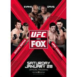  UFC on Fox Evans vs. Davis Program 