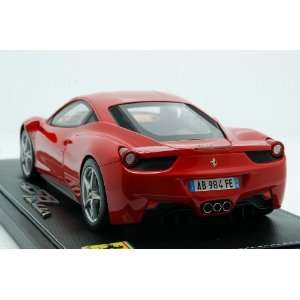 Ferrari 458 Italia Model in Red by BBR Models in 118 Scale  Toys 