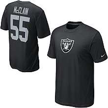 Nike Oakland Raiders Rolando McClain Name & Number T Shirt