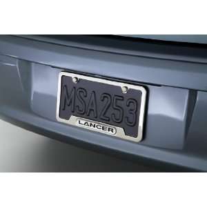  Mitsubishi Lancer Stainless Steel License Plate Frame 