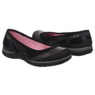 Womens Teva Makena Ballerina Black Shoes 