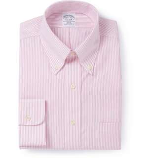 Brooks Brothers Non Iron Striped Cotton Oxford Shirt  MR PORTER