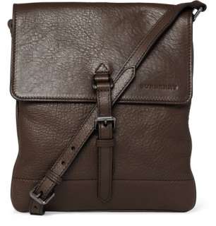 Burberry  Textured Leather Messenger Bag  MR 