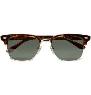 Cutler and Gross Tortoiseshell Half Frame Acetate Sunglasses  MR 