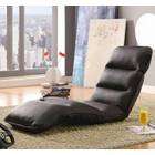 coaster company gaming lounge chair in brown faux leather