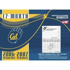 California Bears 8x11 Academic Planner 2006 07  Sports 