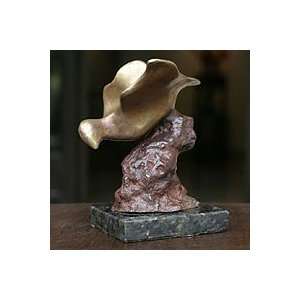  NOVICA Bronze sculpture, Equilibrium