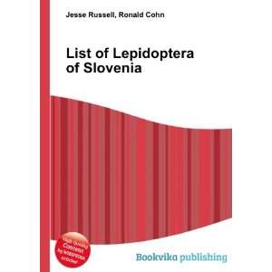  List of Lepidoptera of Slovenia Ronald Cohn Jesse Russell Books