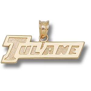 Tulane University New Tulane 5/16 Pendant (14kt 