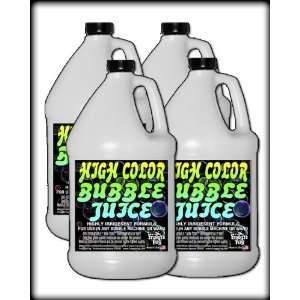  4 Gal   HIGH COLOR Bubble Juice   Strong Long Lasting 