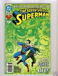 DC Comics The Adventures of Superman 7 Issues Incl #500  