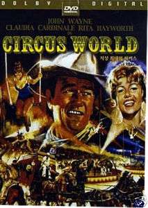 CIRCUS WORLD DVD John Wayne Rita Hayworth WS 1964  