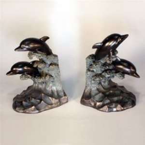    Judith Edwards Designs 3503 Dolphin Bookends