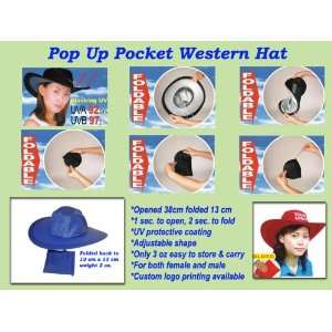  Pop up Hat Western (No UV Coating)